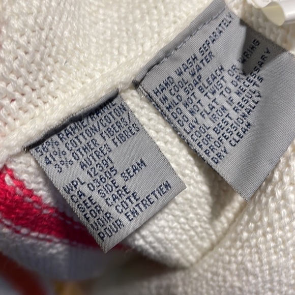 Northern Isles Petites Cream cardigan. hand embroidered PL - Picture 5 of 5